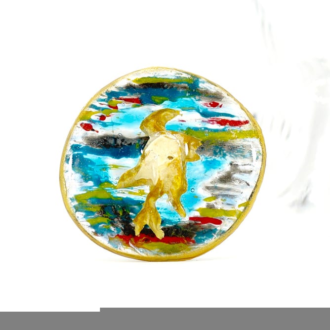 resin disc, blister pack art, Kiyomi Tsukada, fantasy, imaginary world, kiyomi's world 